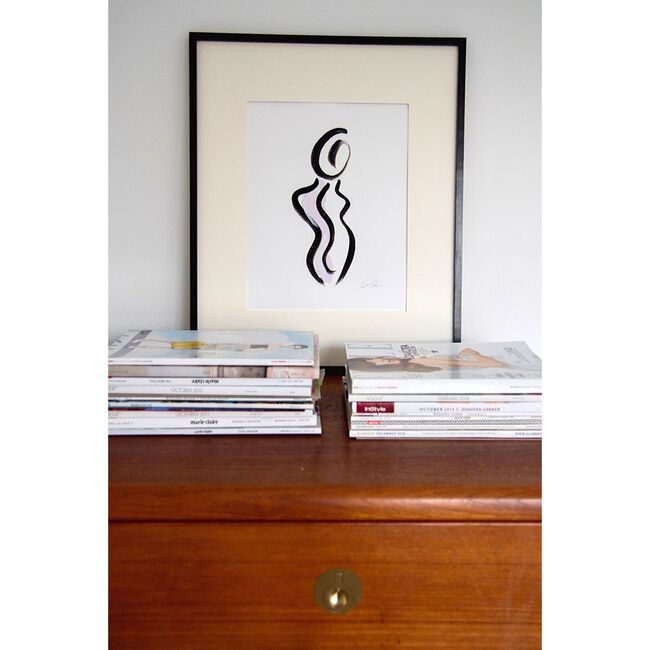 Amethyst Figure Print, Pink - Art - 2