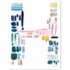 Modern Color Letter Mini Art Print, Multi - Art - 8