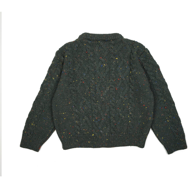 Wild Flower Cardi, Forest Green - Cardigans - 2