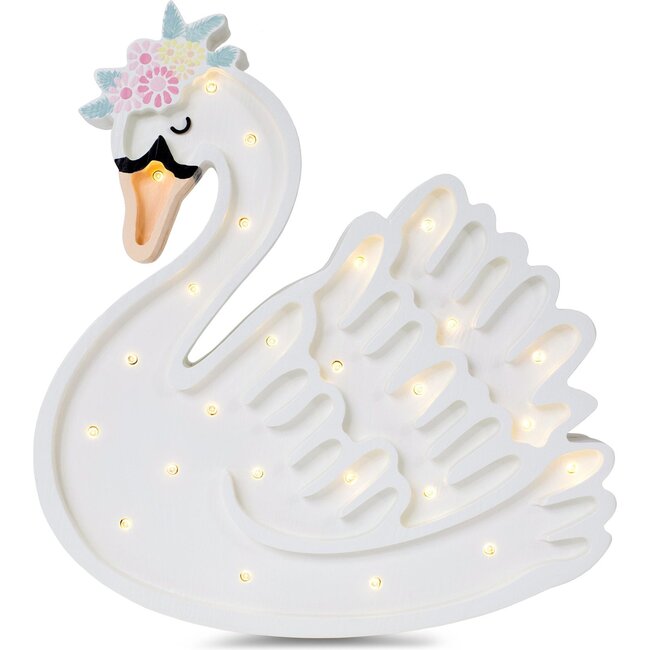 Swan Lamp, White