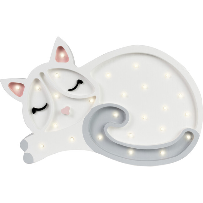 Kitten Lamp, White