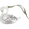 Swan Ornament, Pewter - Ornaments - 1 - thumbnail