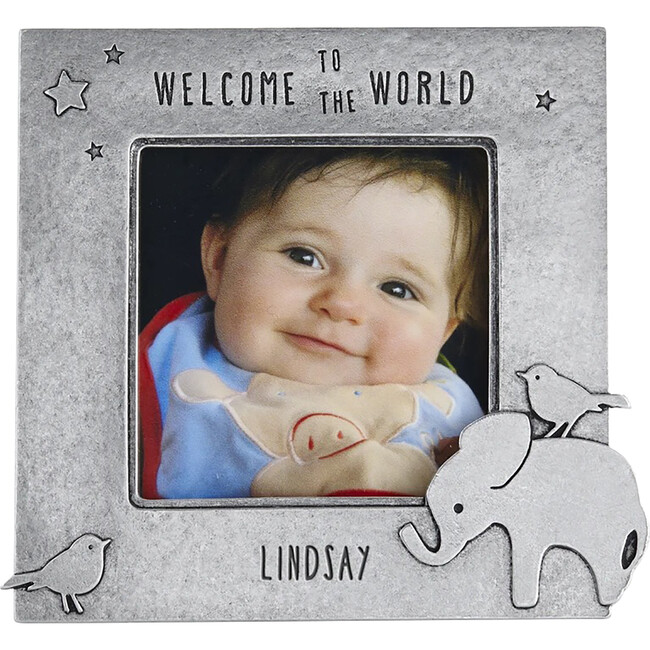 Personalized Elephant Picture Frame - Wall Décor - 1
