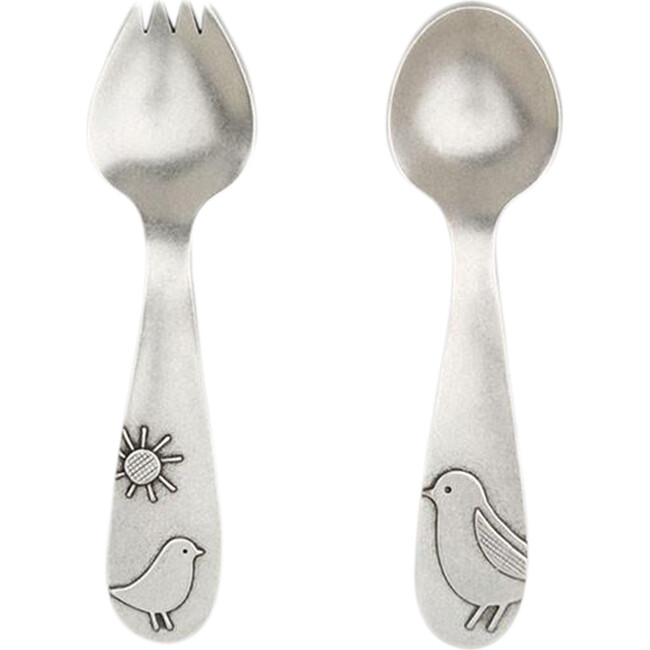 Momma and Baby Bird Spoon Set