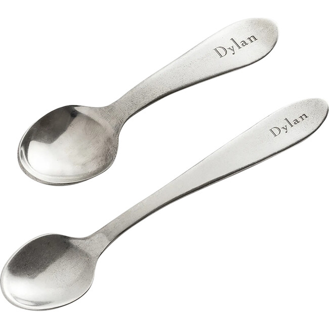 Personalized Heirloom Spoon, Classic Modern Engraving