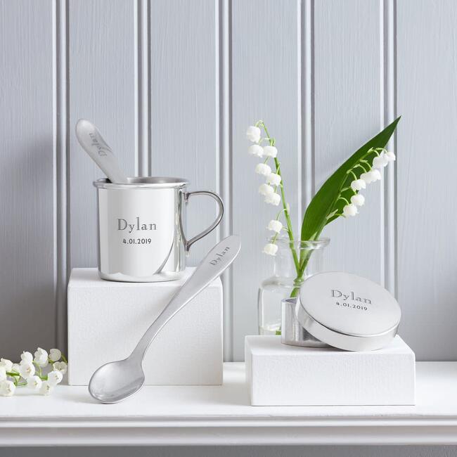 Personalized Heirloom Spoon, Classic Modern Engraving - Tabletop - 2