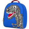 Dinosaur Backpack, Blue - Backpacks - 1 - thumbnail