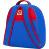 Dinosaur Backpack, Blue - Backpacks - 3 - thumbnail