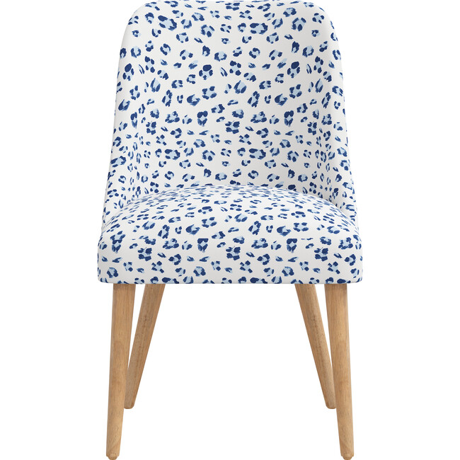 Harper Chair, Blue Cheetah