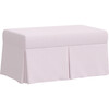 Charlotte Skirted Storage Bench, Oxford Stripe Pink - Accent Seating - 2 - thumbnail