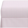 Charlotte Skirted Storage Bench, Oxford Stripe Pink - Accent Seating - 4