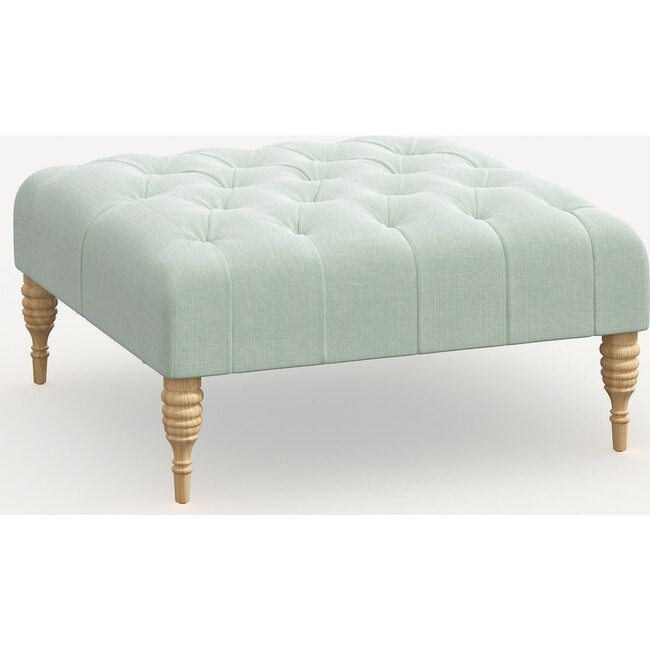 Hemmingway Cocktail Ottoman, Lulu Cloud - Ottomans - 4