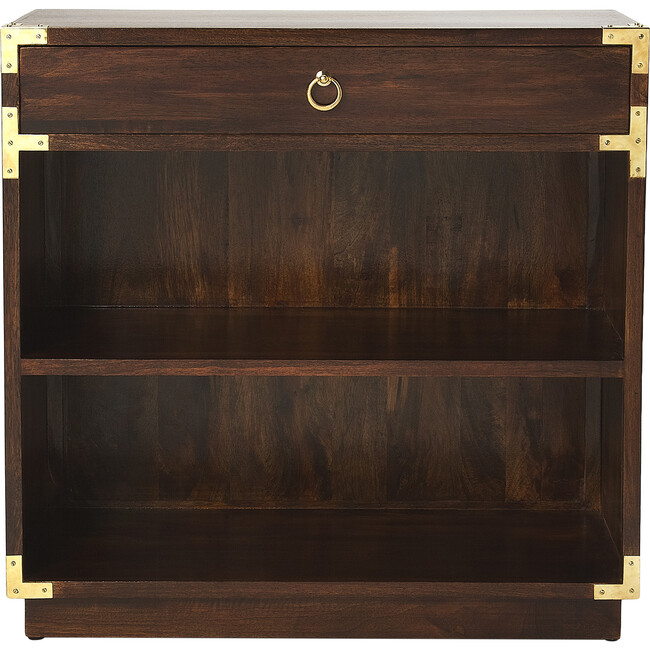 Forster Campaign Bookcase, Brown