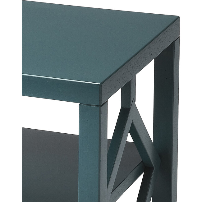Halcyon Side Table, Teal - Accent Tables - 3