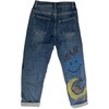 Happy Rainbow Crystal Jeans, Blue - Jeans - 2
