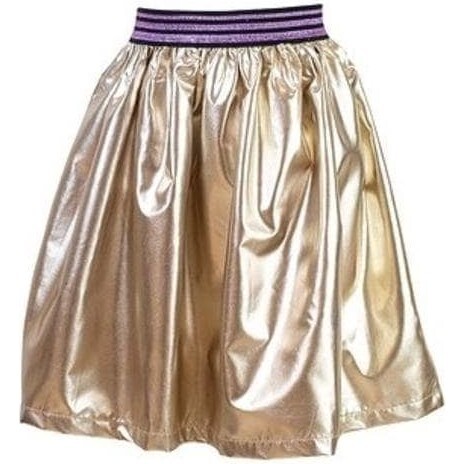 Goldie Foil Skirt, Gold