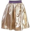 Goldie Foil Skirt, Gold - Skirts - 1 - thumbnail