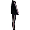 Crystal Rainbow Stipe Set, Black - Mixed Apparel Set - 2