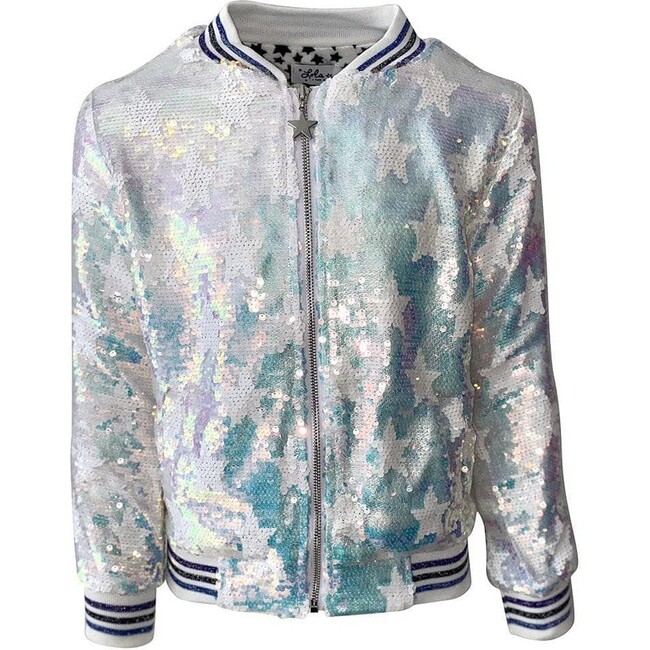 Bright Star Sequin Bomber, Multi - Jackets - 1
