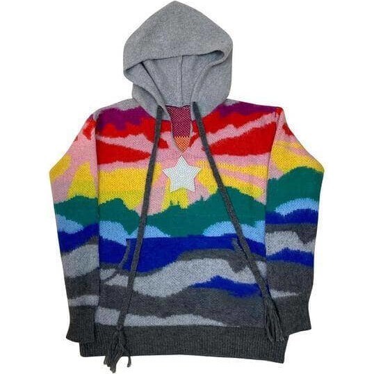 Shooting Star Rainbow Sweater, Multi