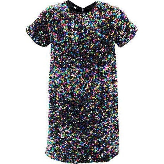Shimmer Stardust Sequin Dress, Multi