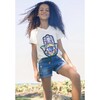 Sequin Hamsa T-Shirt, White - Tees - 2