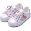 Rainbow Striped Sneakers, Multi - Sneakers - 1 - thumbnail