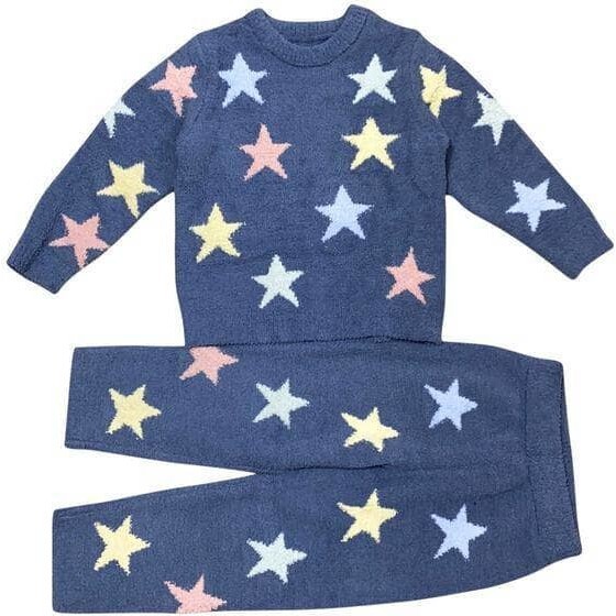 Baby You're a Star Fuzzy Set, Blue - Mixed Apparel Set - 1