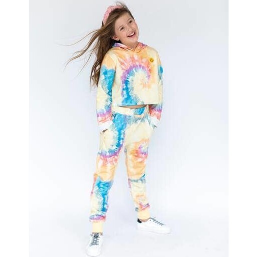 Be Happy Tie Dye Jogger Set, Multi - Mixed Apparel Set - 4