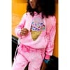 Ice Cream Tie Dye Set, Pink - Mixed Apparel Set - 5