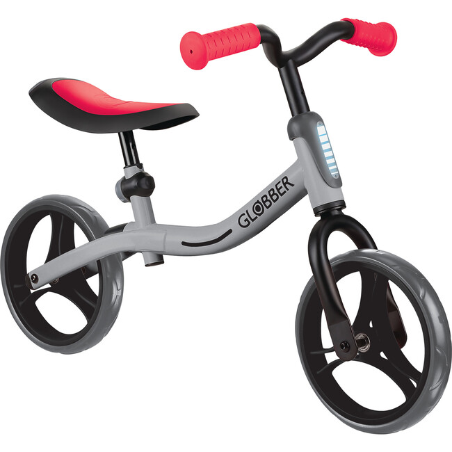 Go Bike, Glossy Silver/New Red - Bikes - 1