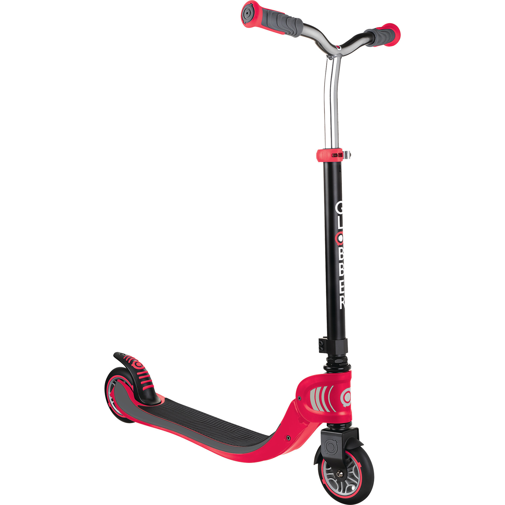 Flow 125 Foldable Scooter, Black/Red - Scooters - 1