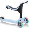 Go-Up Sporty Scooter with Lights, Pastel Blue - Scooters - 2 - thumbnail