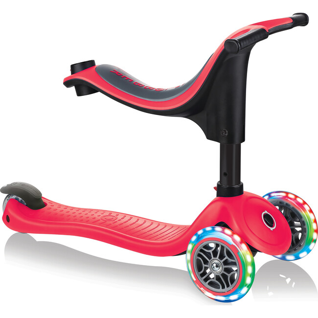 Go-Up Sporty Scooter with Lights, New Red - Scooters - 2