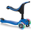 Go-Up Sporty Scooter with Lights, Navy Blue - Scooters - 2 - thumbnail