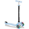 Go-Up Sporty Scooter with Lights, Pastel Blue - Scooters - 3 - thumbnail