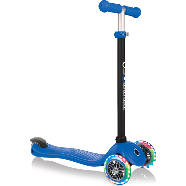 Go-Up Sporty Scooter with Lights, Navy Blue - Scooters - 3