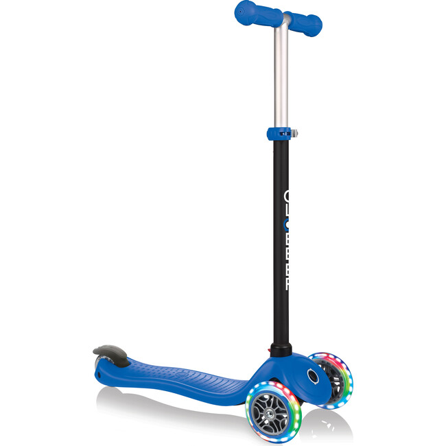 Go-Up Sporty Scooter with Lights, Navy Blue - Scooters - 4