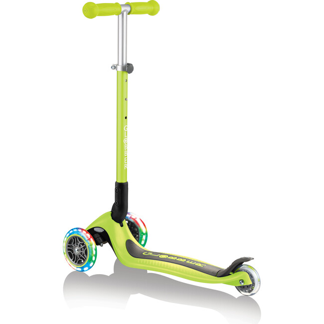 Primo Foldable Scooter with Lights, Lime Green