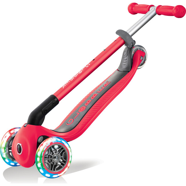 Primo Foldable Scooter with Lights, New Red - Scooters - 5