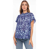 Women's Joyful Top, Morrigan Raven Alaskan Blue - Blouses - 2