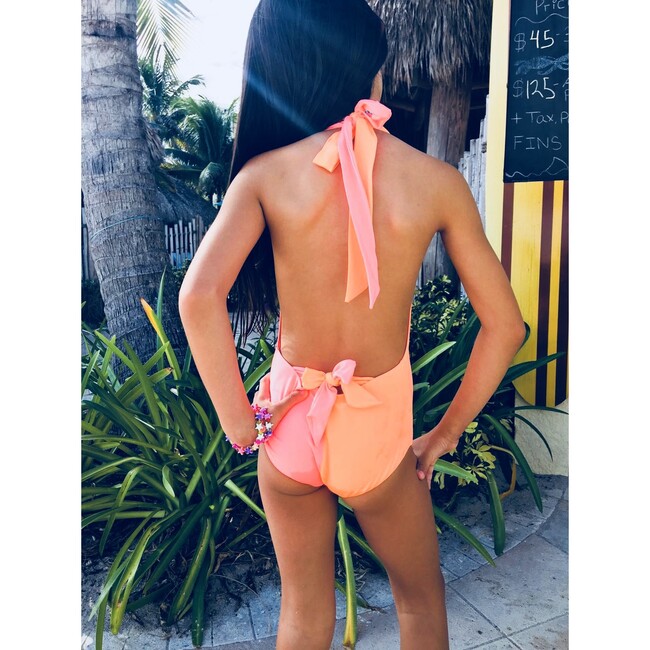 Isabelle One Piece, Orange Pink - One Pieces - 3