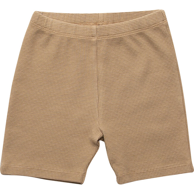 Waffle Shorts, Brown - Shirts - 1