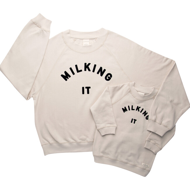 Milking It® Child Sweater, Oat