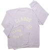 Adult Claude Organic Sweater, Lilac - Sweatshirts - 1 - thumbnail