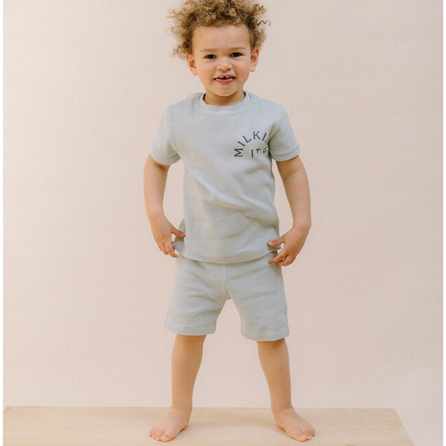 Waffle Tee, Soft Grey - Shorts - 3