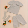 Waffle Tee, Soft Grey - Shorts - 4