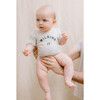Ribbed Short Sleeve Milking It® Bodysuit, Organic Oat - Onesies - 3
