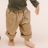Relaxed Trousers, Chocolate - Pants - 2 - thumbnail