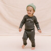 Ribbed Leggings, Organic Charcoal - Leggings - 2
